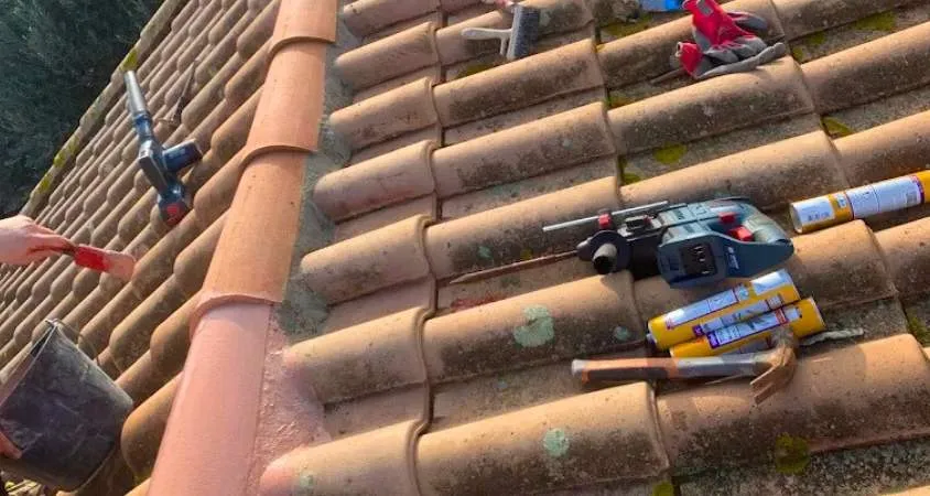 réparation de toit ancien